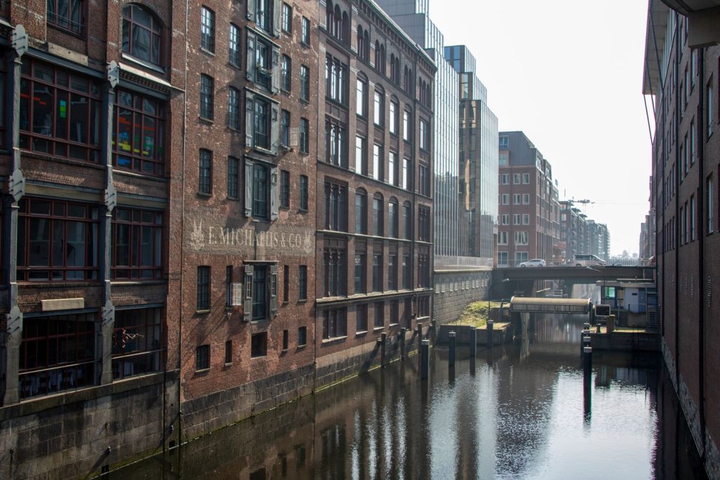 Historische Kontorhausfassaden im Hamburger Kontorhausviertel